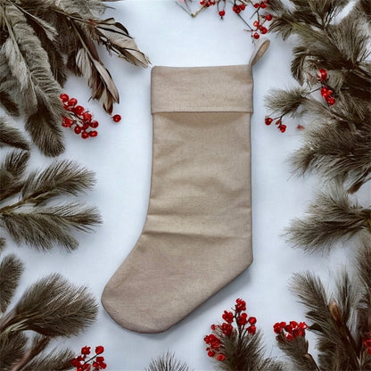Classic Canvas Holiday Stocking