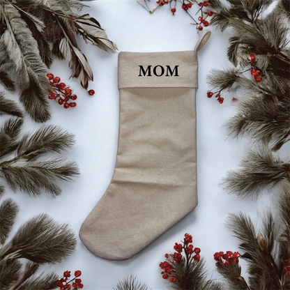 Classic Canvas Holiday Stocking